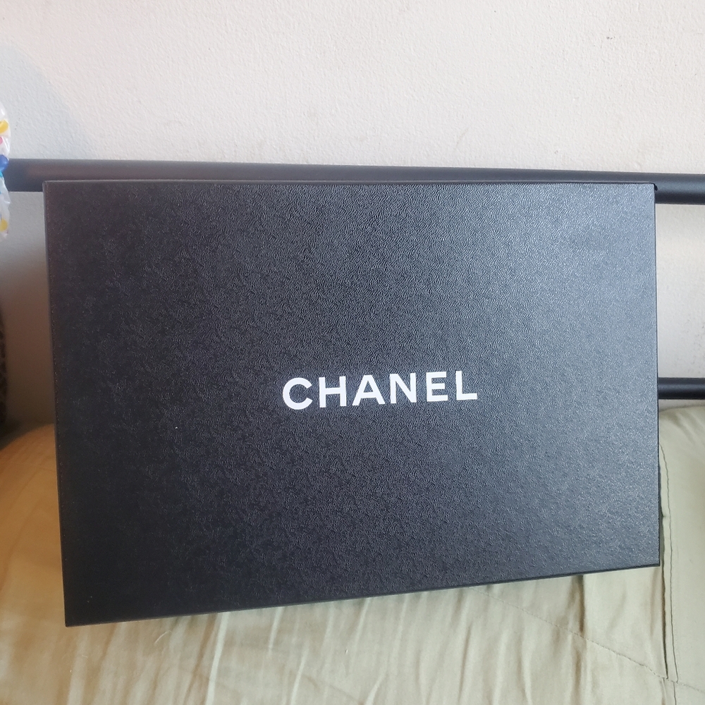 Authentic CHANEL Black Shoe Box 13x8x4 - Empty Box Only For Mary Jane Shoes